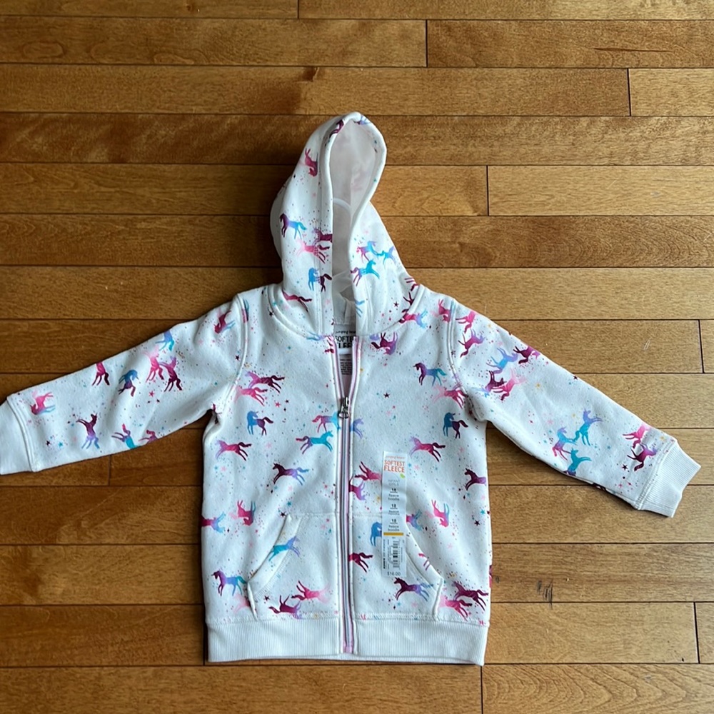 18m hoodie. New with tags